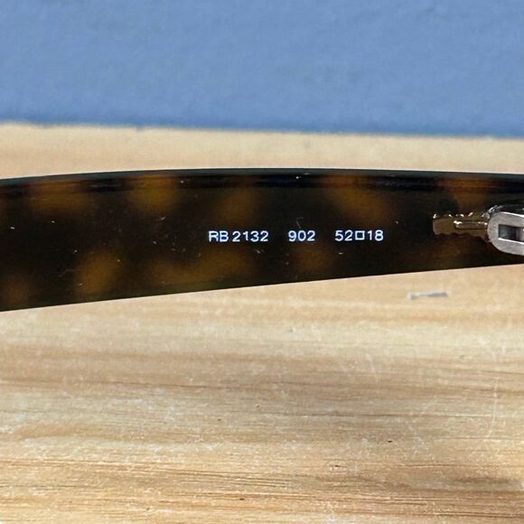 Ray-Ban RB2132 902 Tortoise Acetate New Wayfarer Sunglasses 52-18 Frame Only - Picture 2 of 7